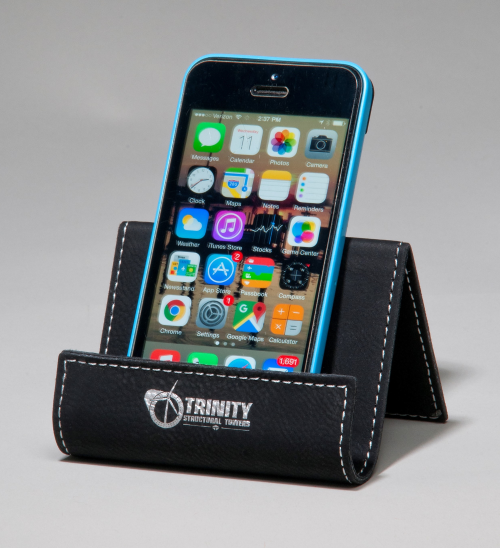 Laser Leather Smart Phone / Business Card Holder